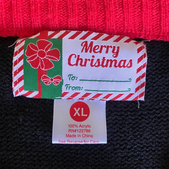 V28 Christmas Elf Body Ugly Christmas Sweater - Picture 7 of 7